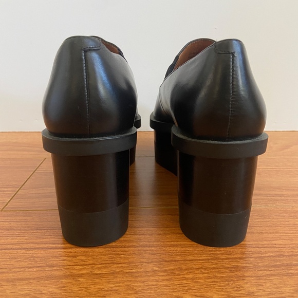 & Other Stories Platform Heel Shoe Leather Size 36 - Picture 2 of 4